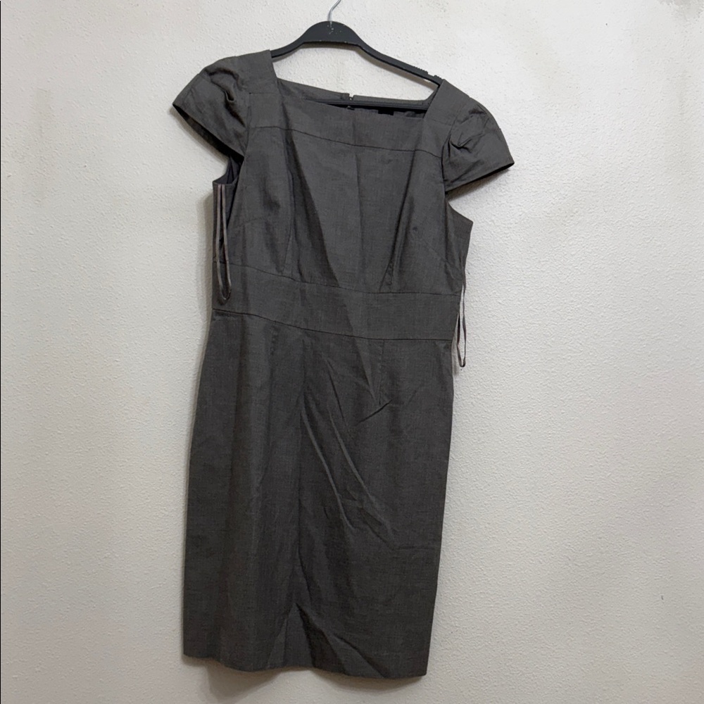 Banana Republic Charcoal Midi Dress
